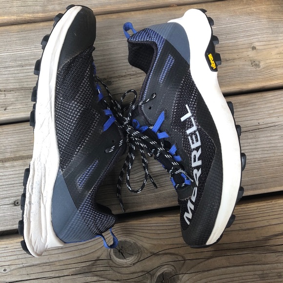 Women's Merrell MTL Long Sky Trail Running Shoe Black Dazzle Size 9.5 Blue - Picture 5 of 15